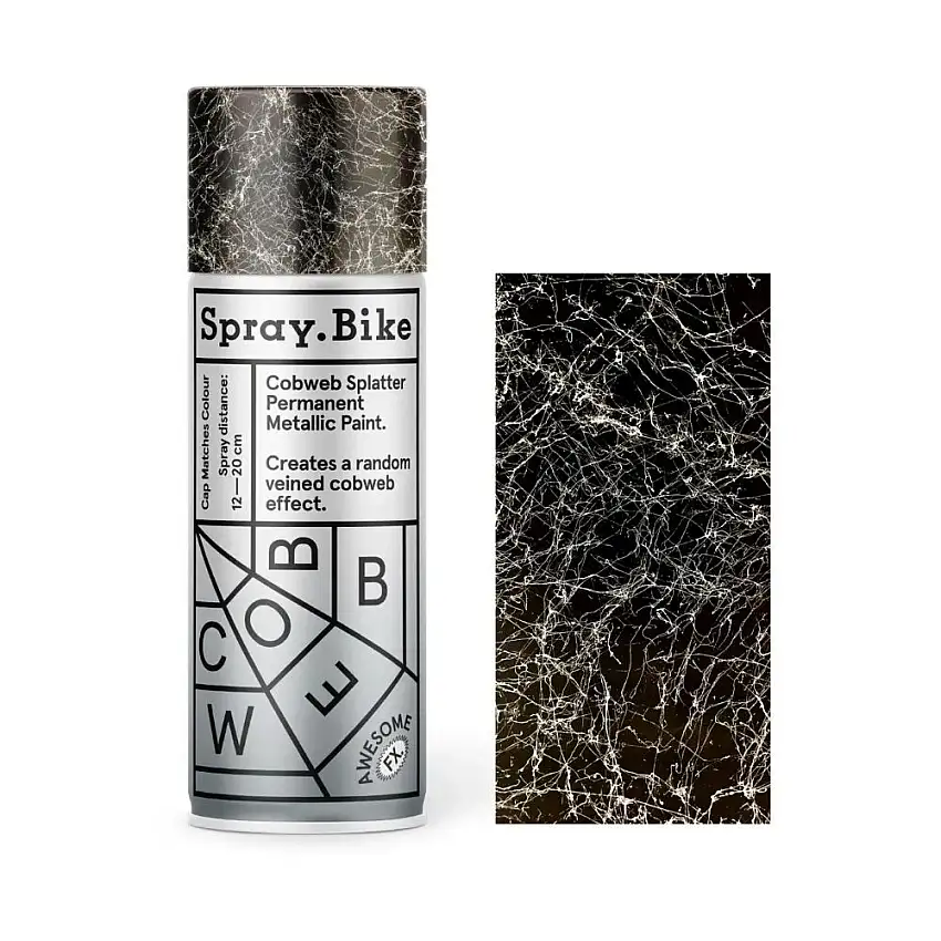 Spray.Bike spraymaling 400 ml Awesome FX Cobweb silver