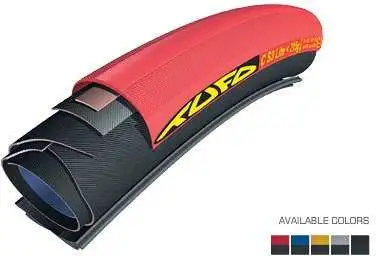 Tubdäck Tufo C S3 lite för kanttrådsfälg 21-622 röd/svart vikbart