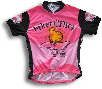 Tröja World Jerseys Biker Chick SS rosa