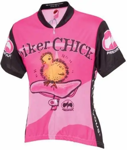 Tröja World Jerseys Biker Chick rosa