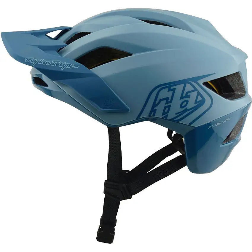 Cykelhjälm Troy Lee Designs Flowline Helmet Mips Point Dawn Blue/Sapphire