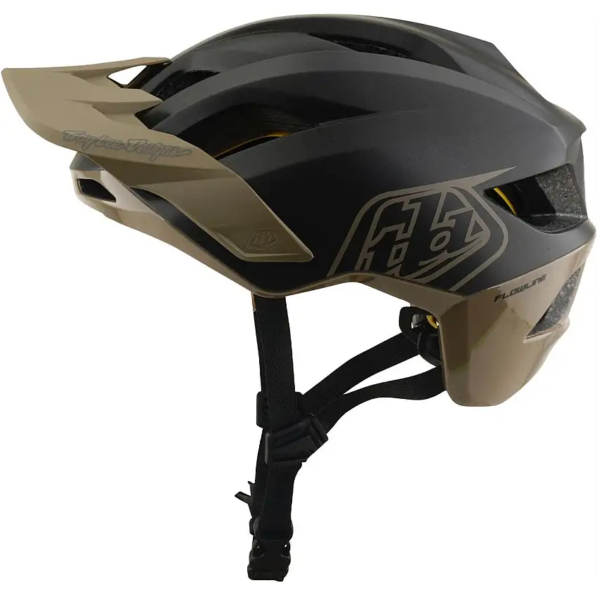 Cykelhjälm Troy Lee Designs Flowline Helmet Mips Point Charcoal/Timber