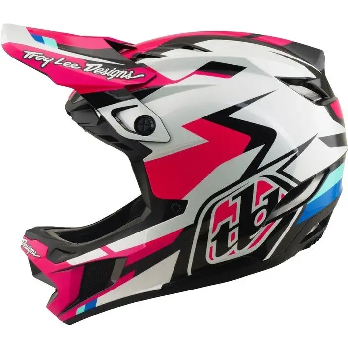 Cykelhjälm Troy Lee Designs D4 Polyacrylite Helmet Mips Roamer Magenta