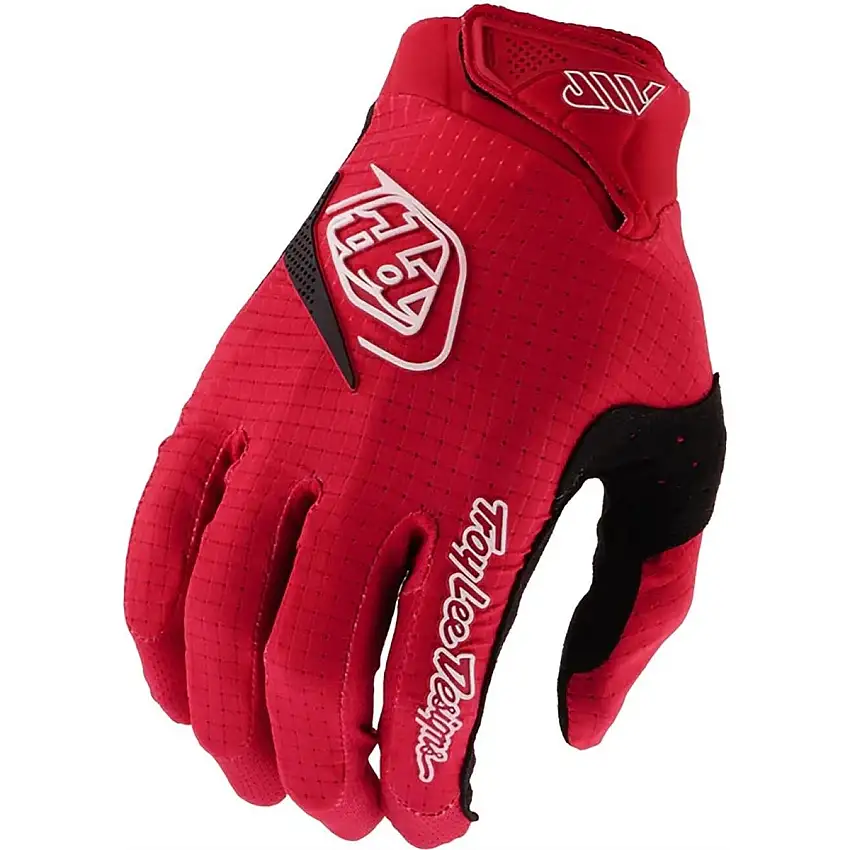 Cykelhandskar Troy Lee Designs Youth Air Glove Mono Scarlet Glo