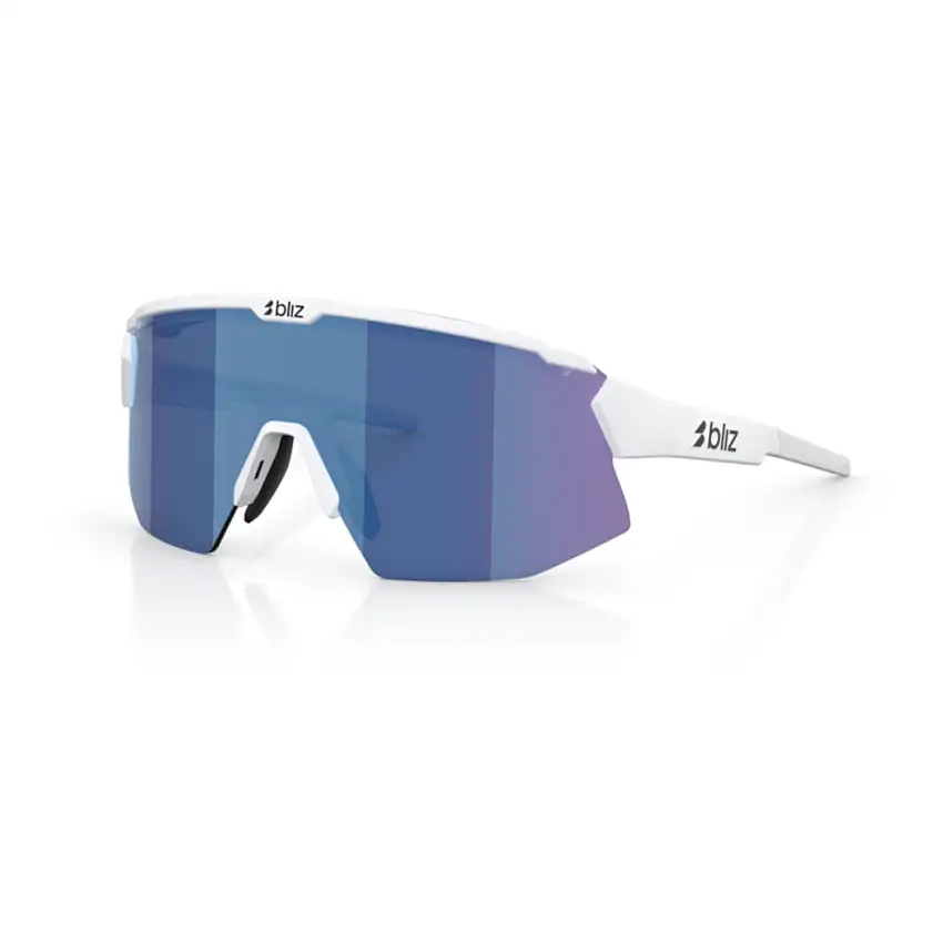 Cykelglasögon Bliz Breeze Matte White/Smoke-Blue Multicolour