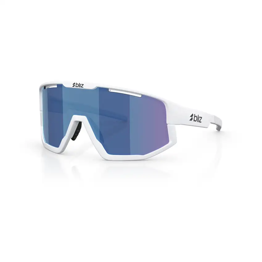 Cykelglasögon Bliz Fusion Matte White/Smoke-Blue Multicolour