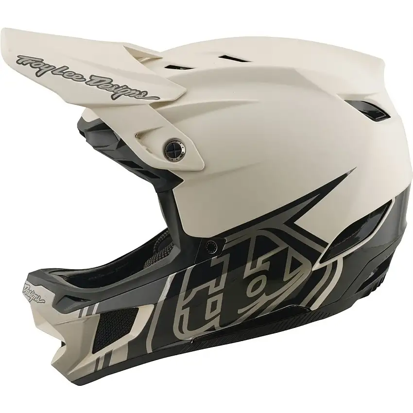 Cykelhjälm Troy Lee Designs D4 Composite Helmet Mips Stealth Pumice