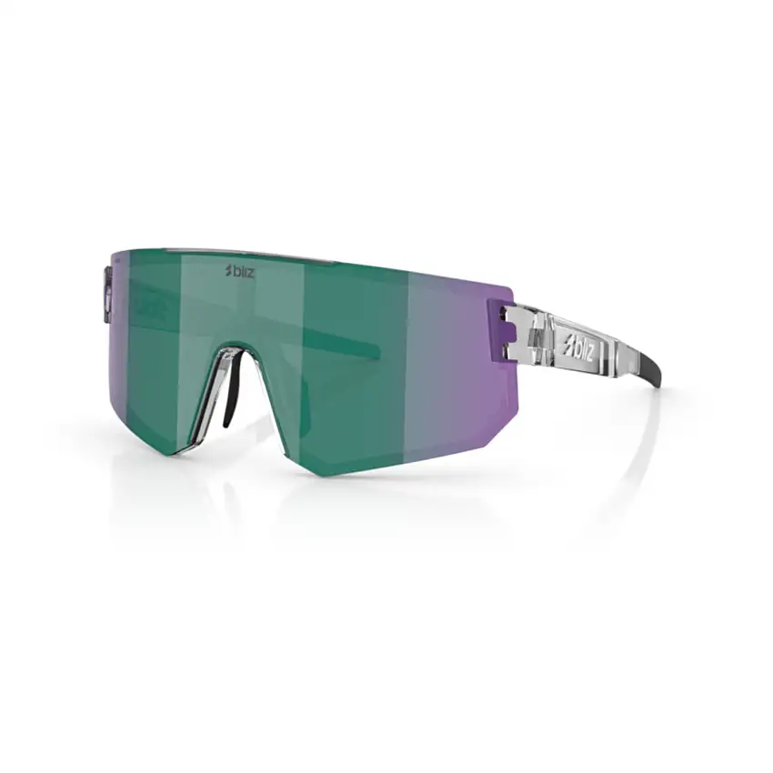 Cykelglasögon Bliz P005S Crystal Black/Green-Green Multicolour