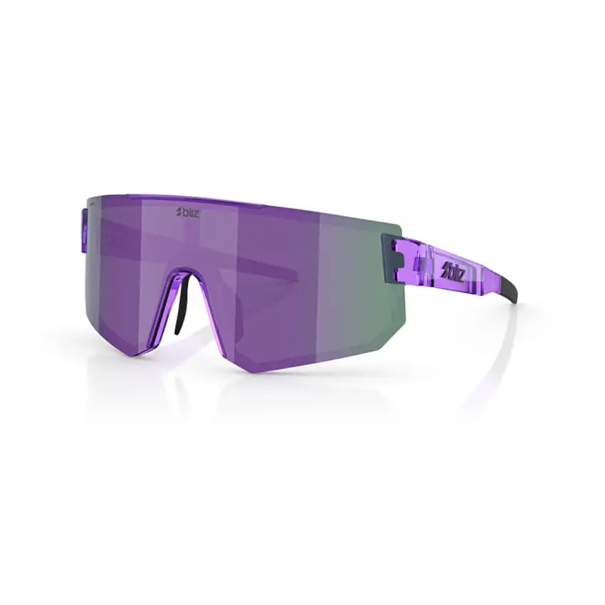 Cykelglasögon Bliz P005 Transparent Purple/Smoke-Purple Mirror