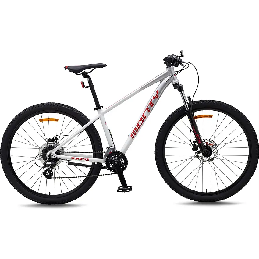 Barncykel Monty KX10 White/Silver/Red