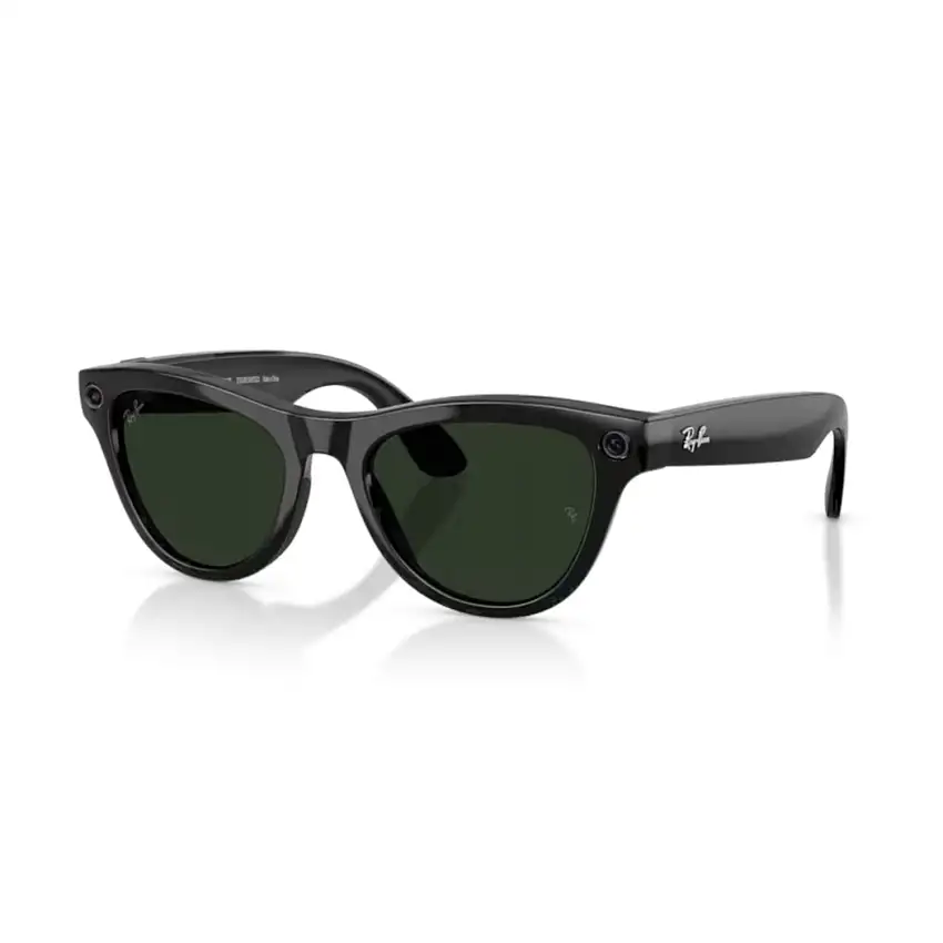 Solglasögon Ray-Ban Meta AI Skyler Gen 2 Black-Graphite Green Transitions