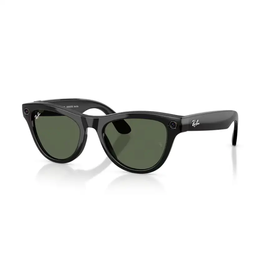 Solglasögon Ray-Ban Meta AI Skyler Gen 2 Black-G15 Green