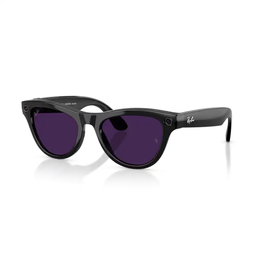 Solglasögon Ray-Ban Meta AI Skyler Gen 2 Black-Amethyst Transitions