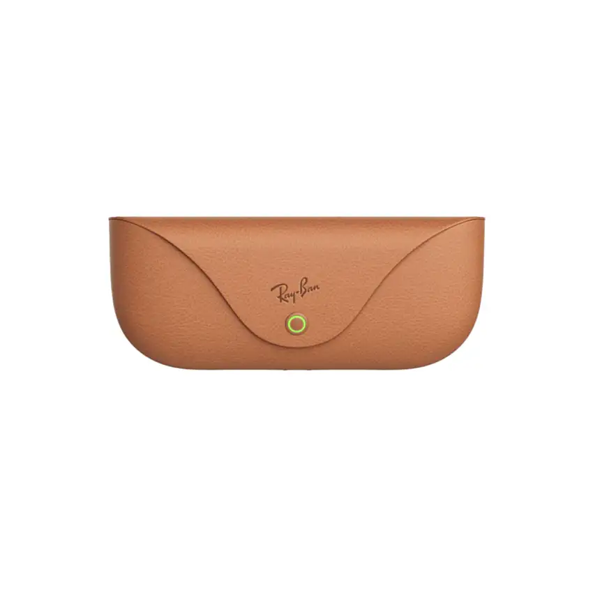 Laddningsfodral Ray-Ban Meta Case Brown