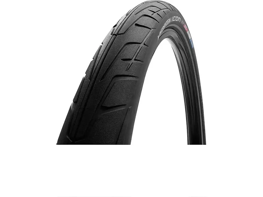 Vredestein Icon kanttrådsdäck urban och elcyklar 26'' x 2.20 svart med reflex