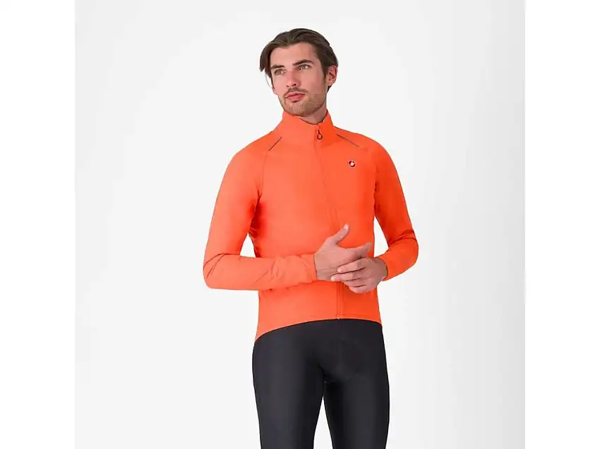 Castelli Emergency 3 regnjacka brilliant orange herr
