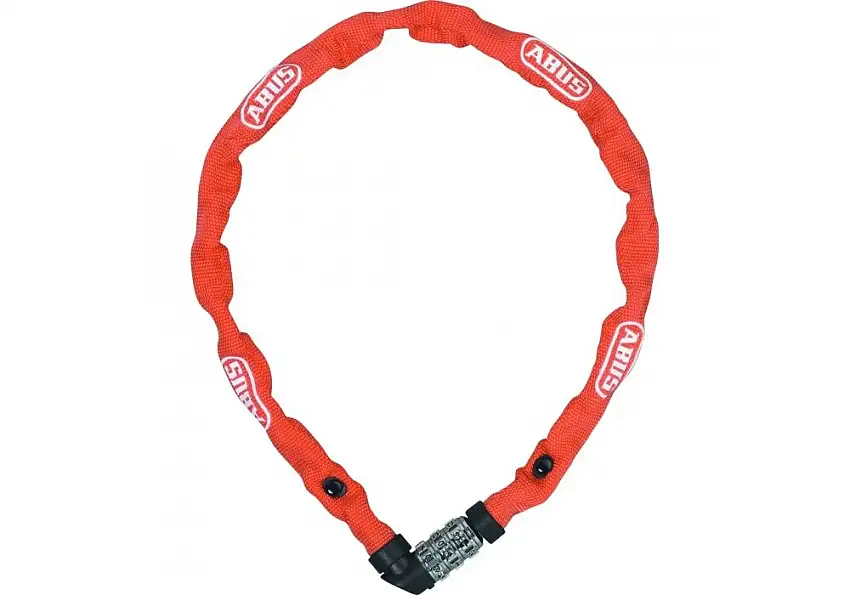 Abus web 1200 kättingås med kod 110 cm orange