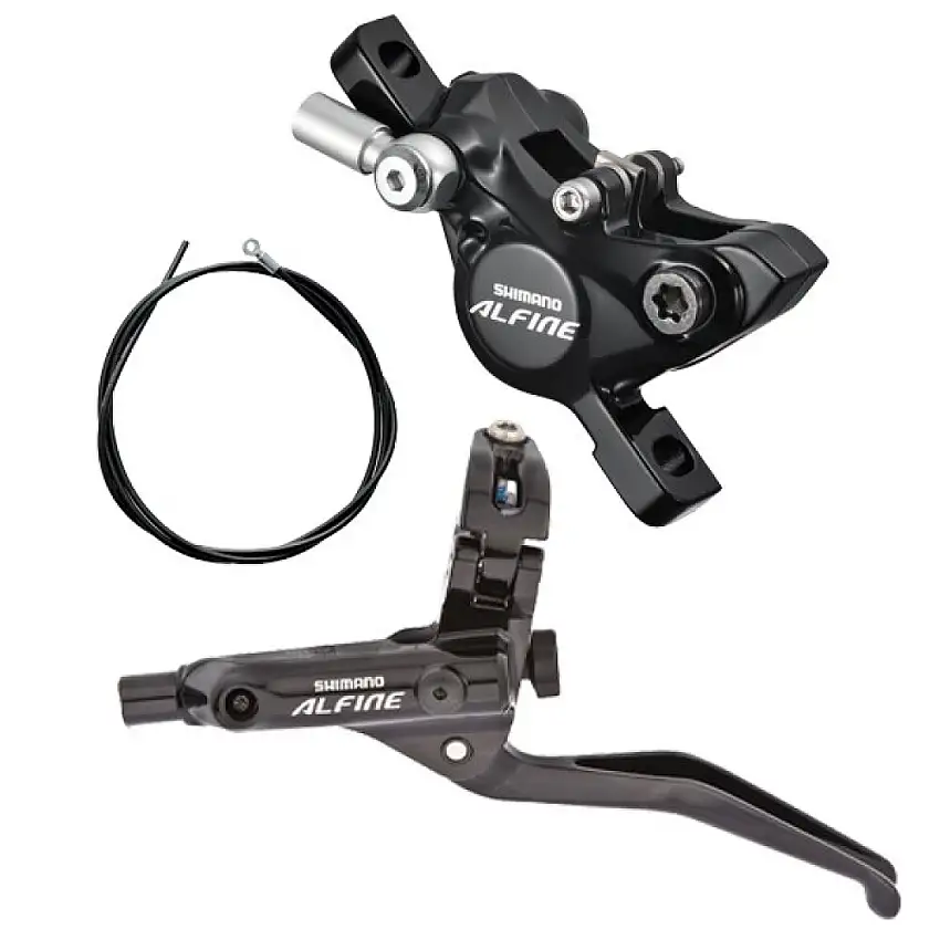 Shimano Alfine S700 skivbromsset svart fram
