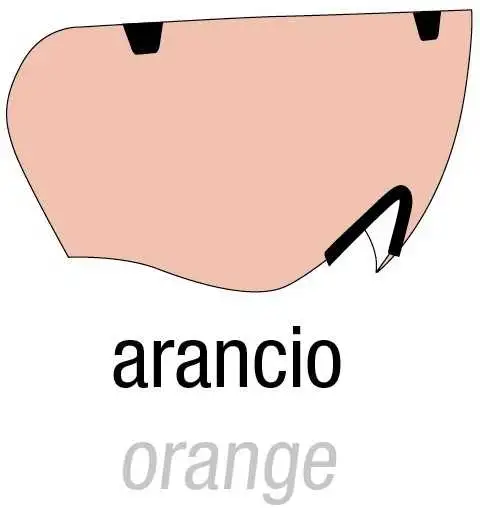 Visir Kask Bambino Pro orange 55-58 cm