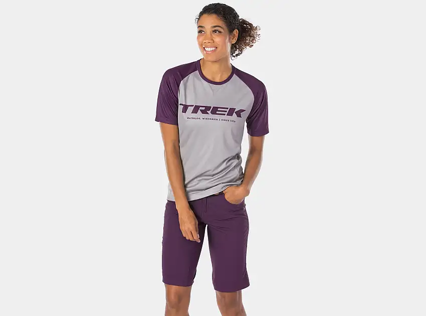 Baggy Shorts Bontrager Rhythm dam röd