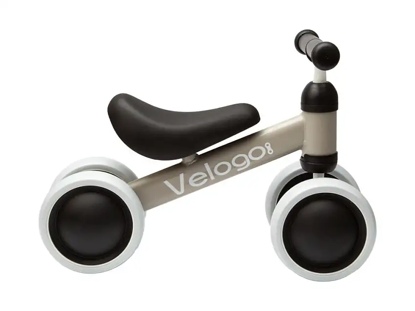 Velogo springcykel från 1 år 4 hjul beige