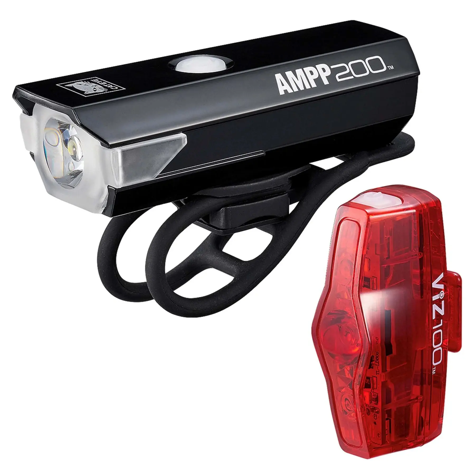 Cykelbelysning Cateye AMPP200 & VIZ100