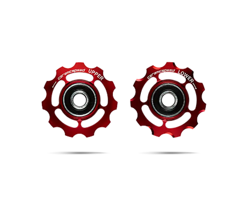 CeramicSpeed Keramiska Rulltrissor Röd Shimano 11-speed