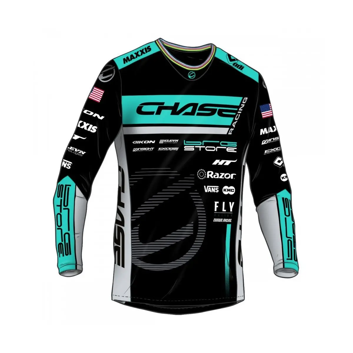 Långärmad tröja för barn Chase Team Barry Nobles Replica 2024