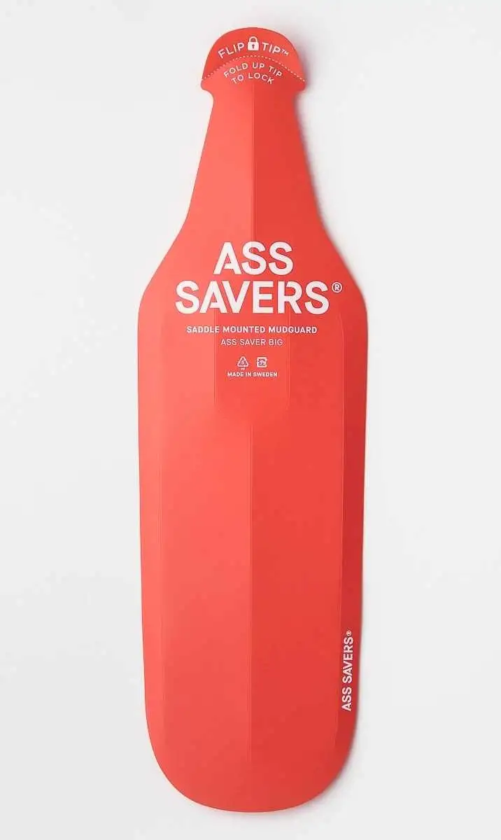 Bakskärm Ass Saver Big röd