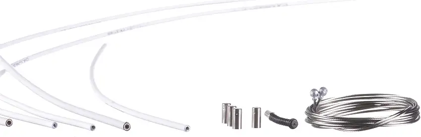 Broms-/Växelvajerset Campagnolo Ergopower Ultrashift/Powershift vit