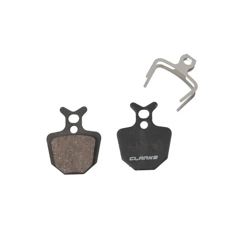 Ett par organiska bromsbelägg Clarks Cycle Systems Formula Oro