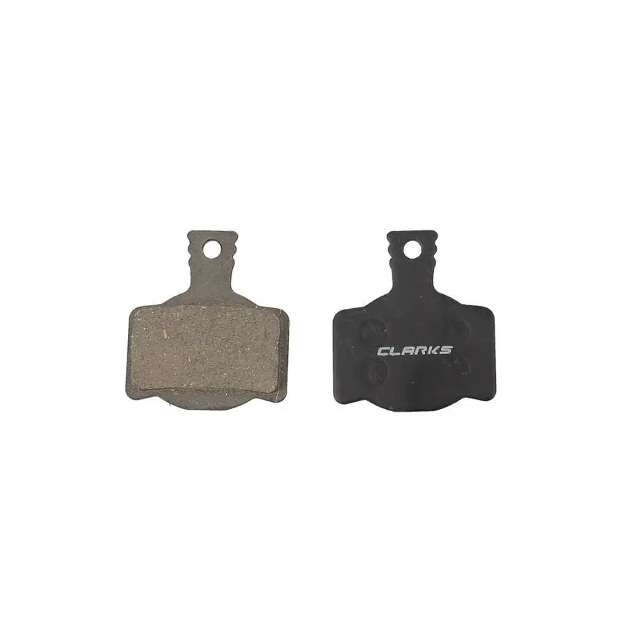 Ett par organiska bromsbelägg Clarks Cycle Systems Magura MT2 MT4 MT6 MT8