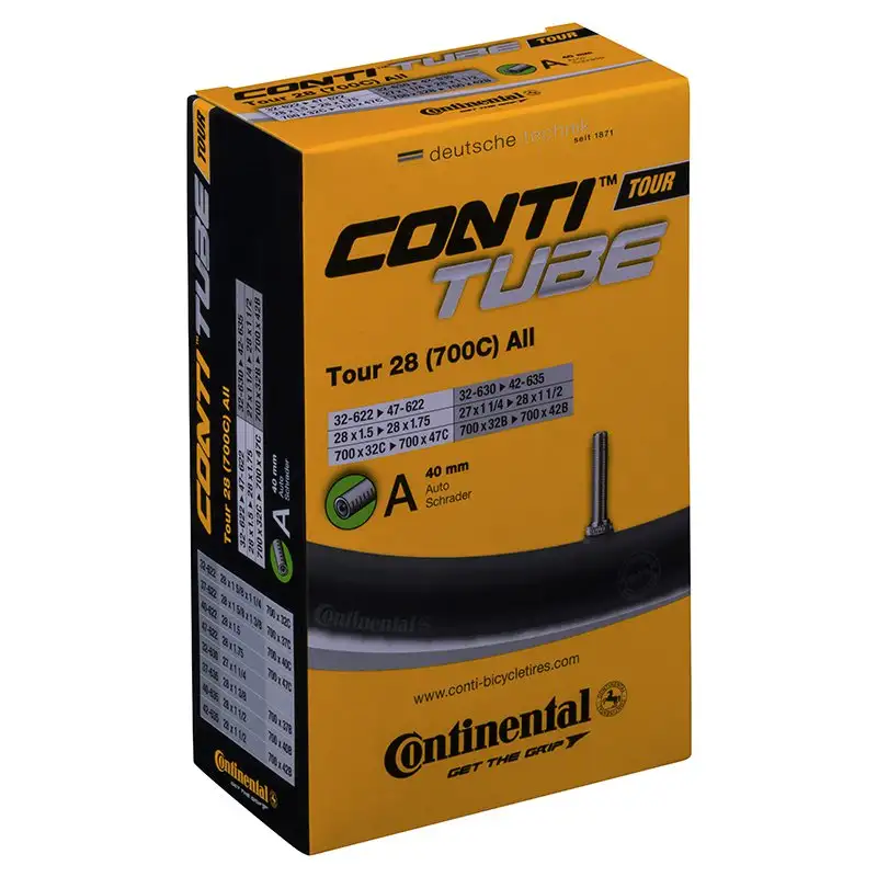 Cykelslang Continental Tour Tube All 32/47-622/635 Bilventil 40 mm