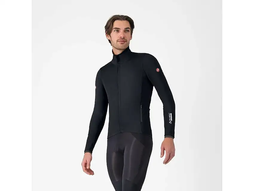 Castelli Alpha 150 cykeljacka light black/black herr