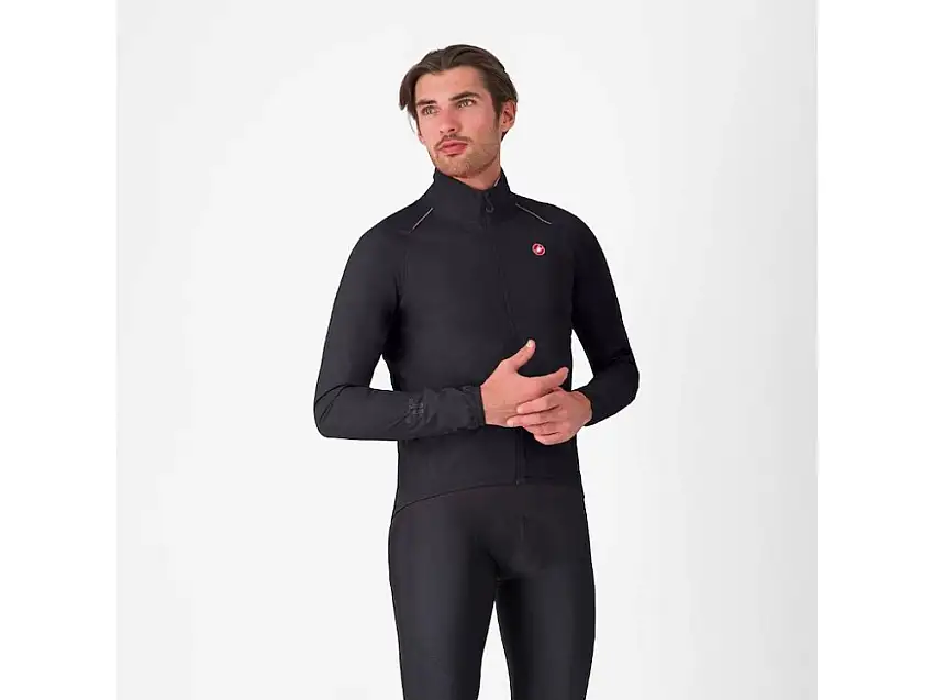Castelli Emergency 3 regnjacka light black herr