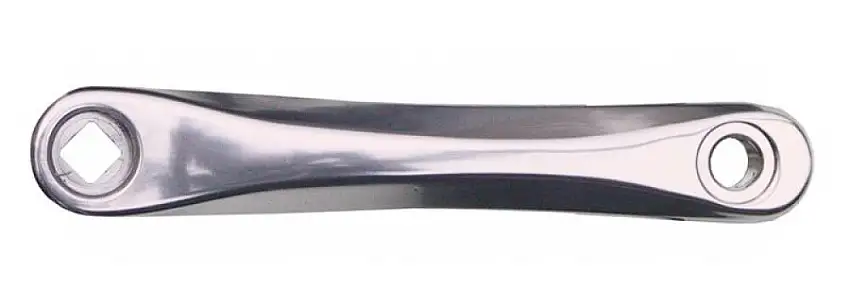 Pedalarm vänster alu silver 170 mm