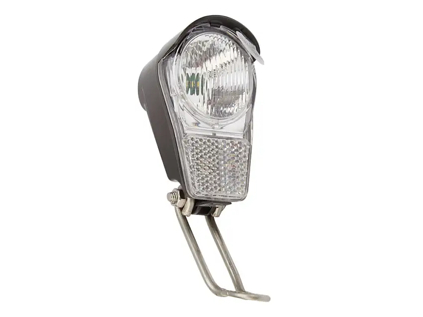 Bike Attitude Galeo framlampa för bromsbult montering inkl. batteri och reflex