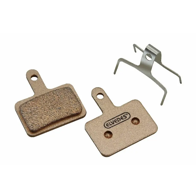 Par med 10 bromsbelägg i metall för cykel Elvedes Shimano BR-M375, M415-M495, M515, M525