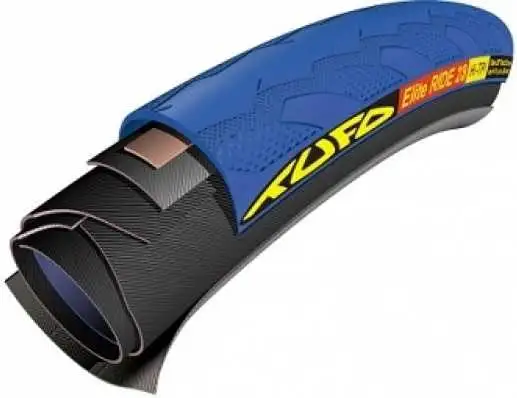 Tubdäck Tufo Elite Ride 23 23-622 vikbart blå/svart