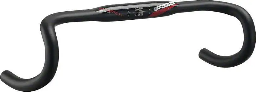 Styre FSA Energy Compact Wing Pro Road 31.8 mm 42 cm svart