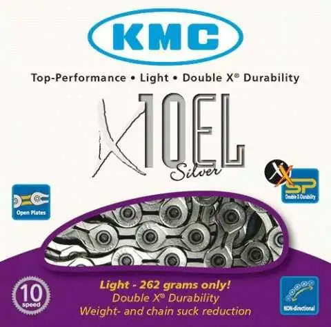 Kedja KMC X10El silver 10 växlar