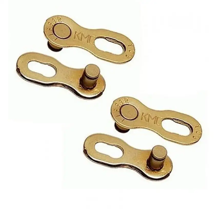 KMC CL-559 Shimano/SRAM/KMC 10-speed Kedjelås, 2 set guld