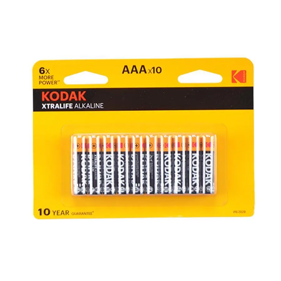 Batterier Kodak Lr03 AAA Xtralife Alkaline (x10)