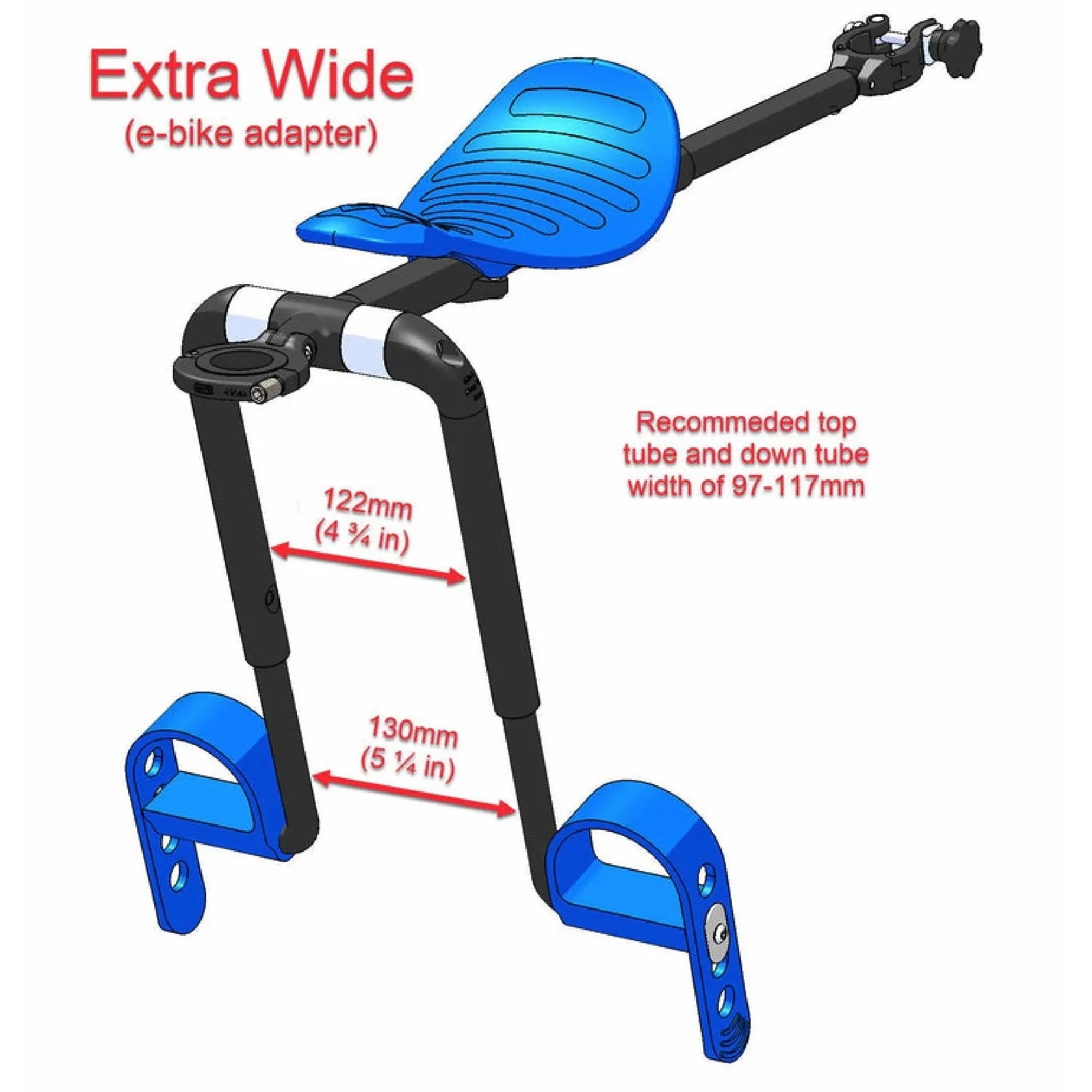 Adaptersats för extra stort rör Mac Ride E-Bike SKU : 76