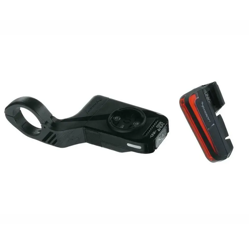 Set med främre och bakre cykellampor Moon MX 2.4G Garmin/Wahoo Cerberus