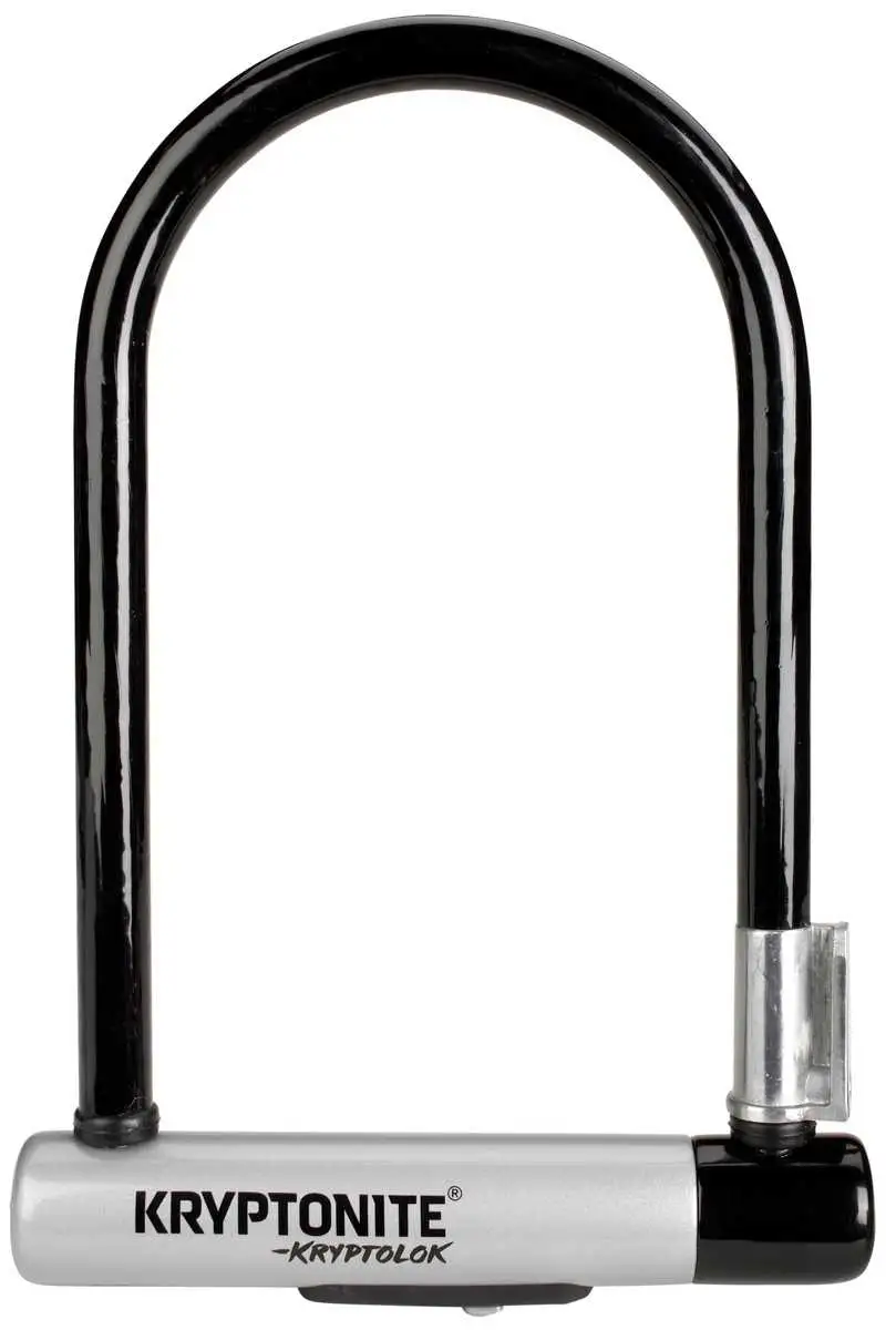 Bygellås Kryptonite New-U Kryptolok 2 ATB med Flexframe fäste 12.7 x 22.9 cm svart/grå