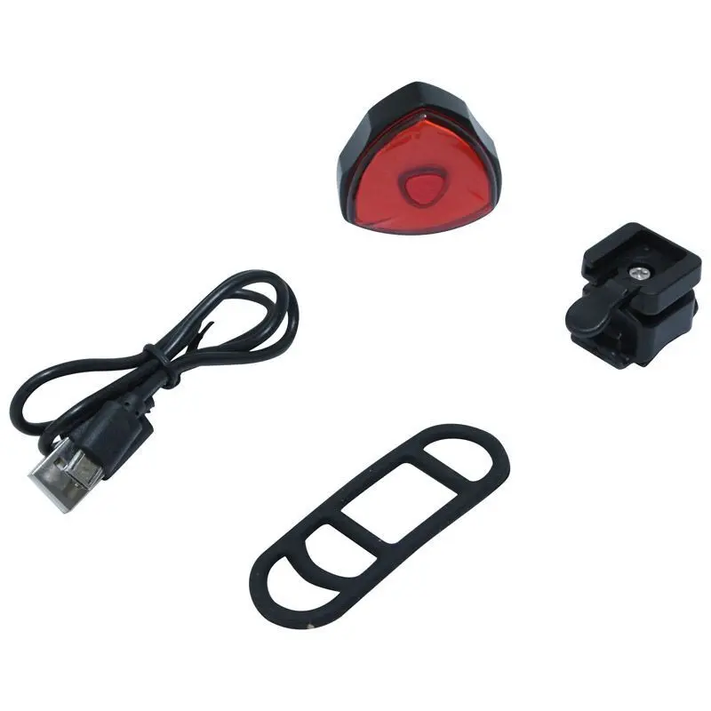 30 lumen usb-sadelstolpslampa med bromsindikator, 7 lägen P2R