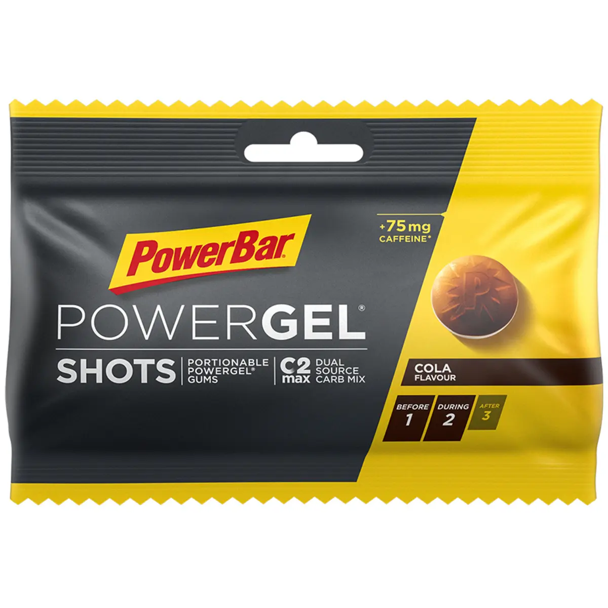 Shots PowerBar PowerGel 60gr (x24)