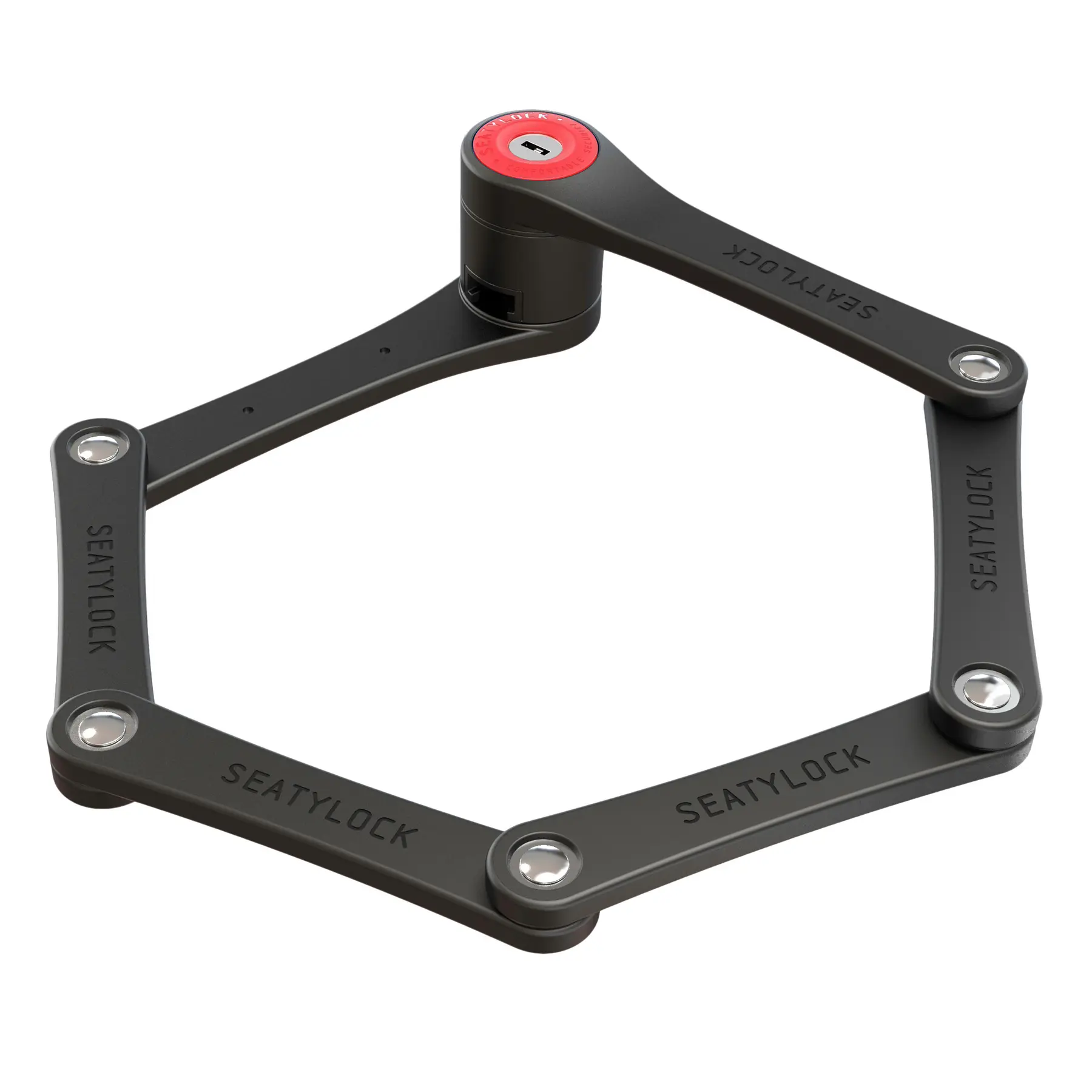 Hopfällbar stöldskyddsanordning Seatylock Foldylock 85