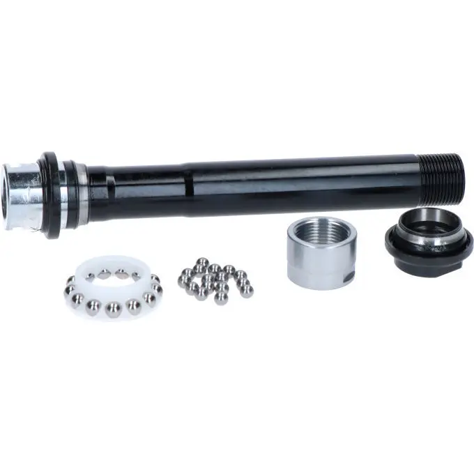 mutter Shimano et cône à gauche avec couvercle anti-poussière Shilmano WH-RS710-C32-TL-R